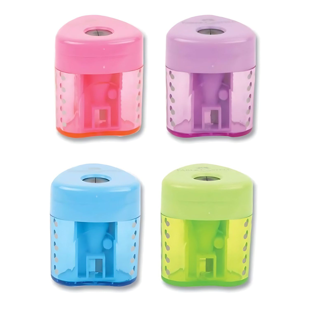 Faber Castell - Sacapuntas Mini Grip Pastel Colores Surtidos