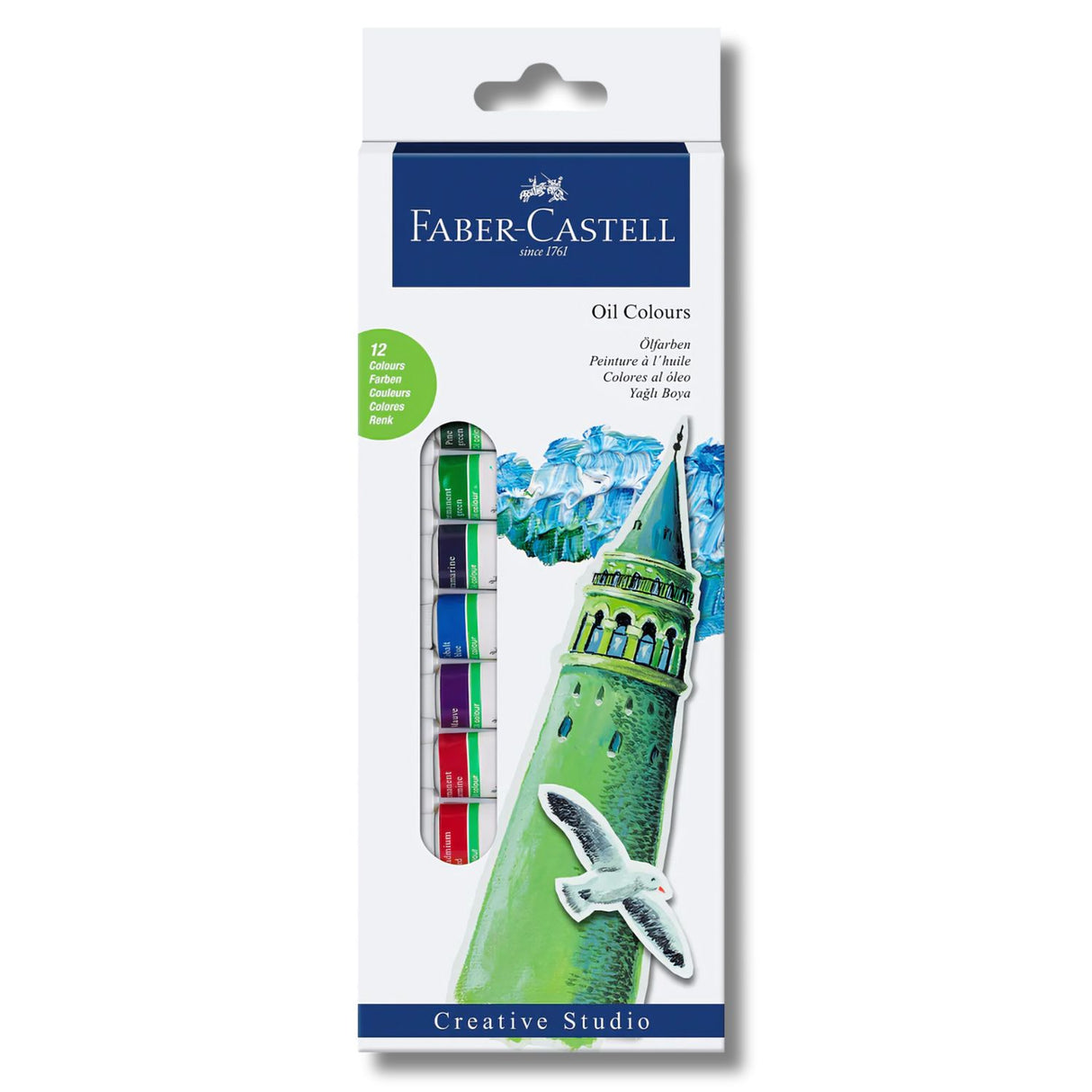 Faber-Castell - Set 12 Pintura al Óleo Starter Kit Oil