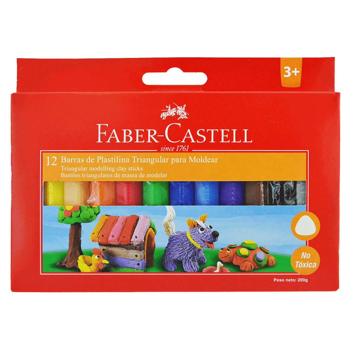 Faber Castell - Set 12 Plasticinas Colores