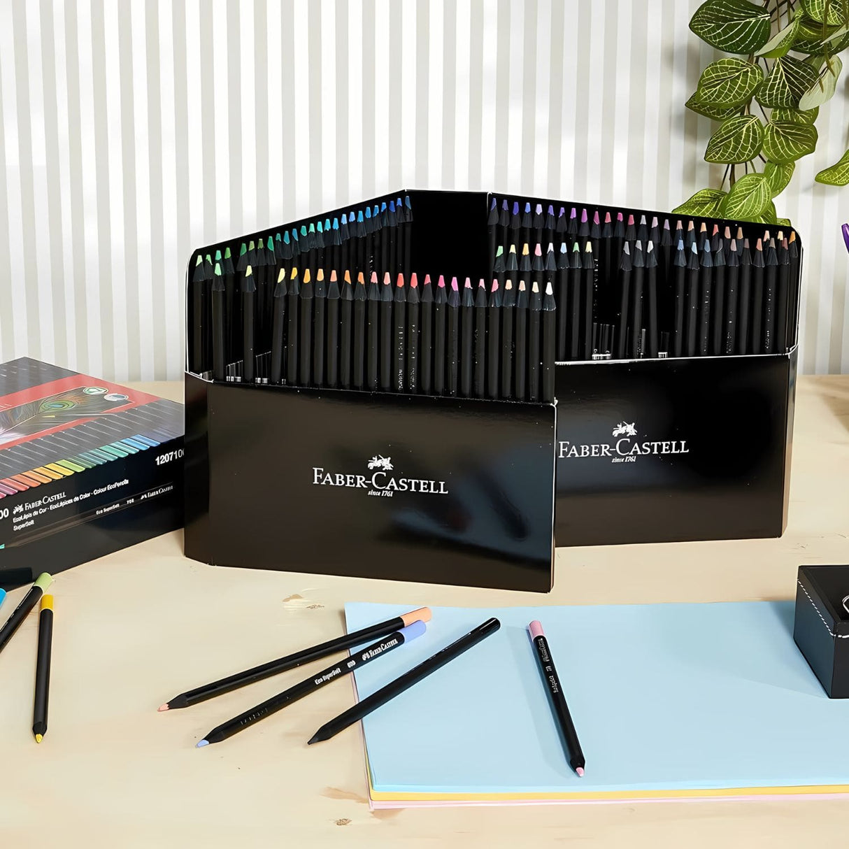 Faber Castell SuperSoft - Set 100 Lápices de Colores