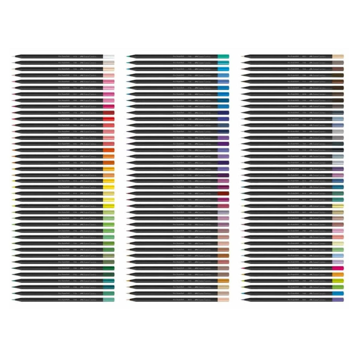 Faber Castell SuperSoft - Set 120 Lápices de Colores Caja Metálica