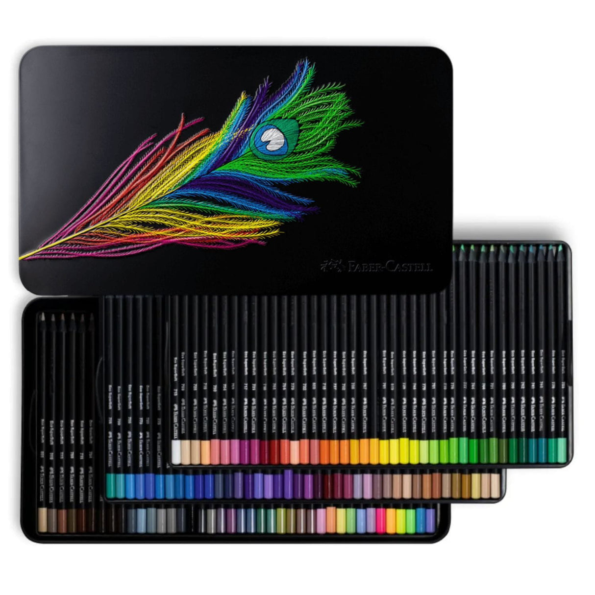 Faber Castell SuperSoft - Set 120 Lápices de Colores Caja Metálica