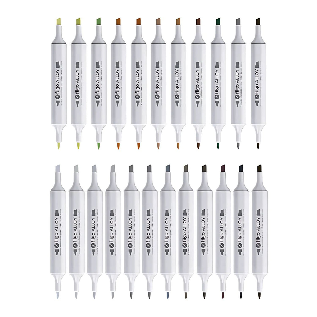 Filgo Alloy - Set 72 Marcadores al Alcohol Tonos Surtidos