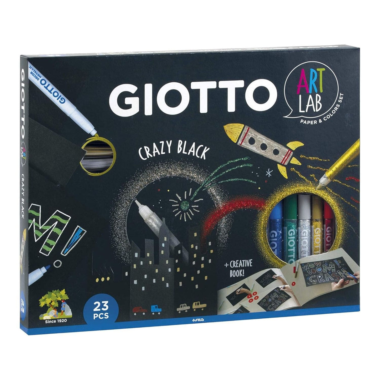 Giotto Art Lab - Kit Lápices Crazy Black