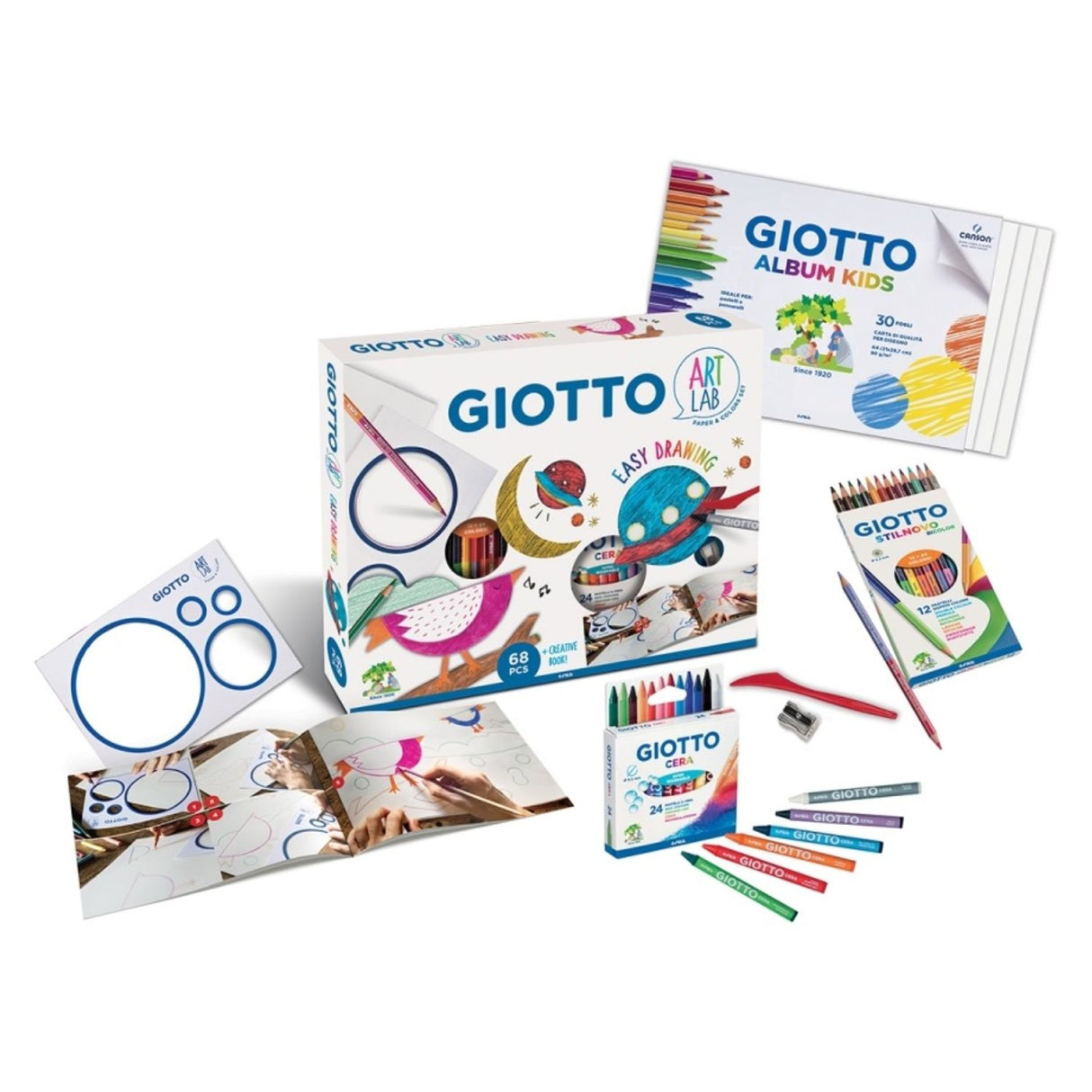 Giotto Art Lab - Kit Lápices Easy Drawing