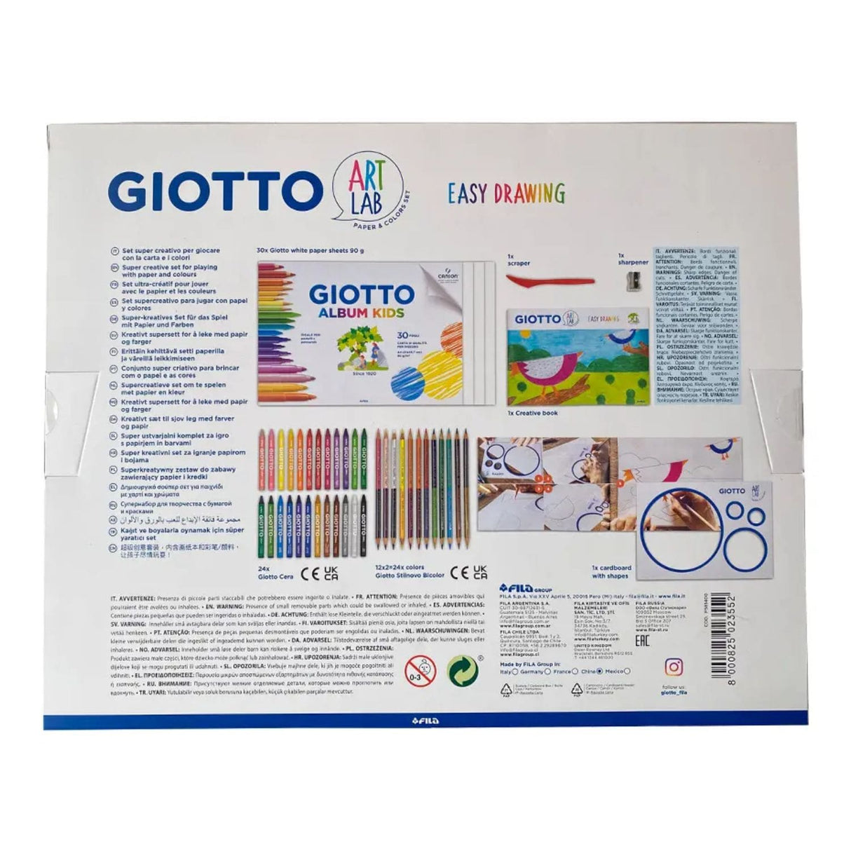 Giotto Art Lab - Kit Lápices Easy Drawing