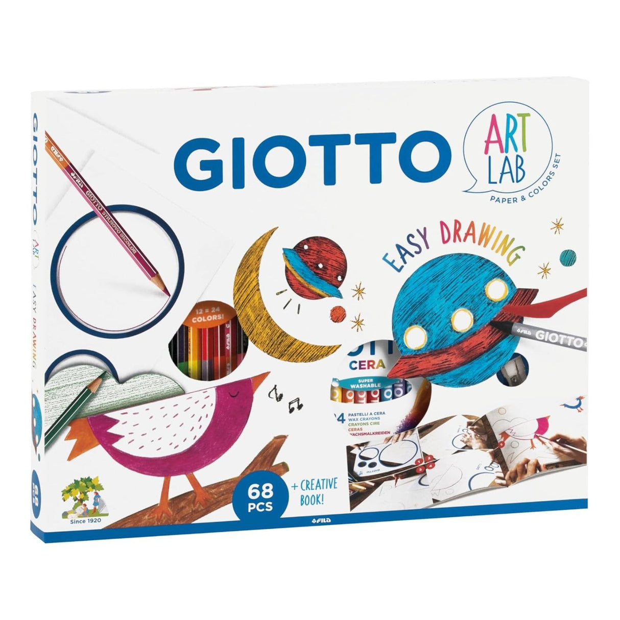 Giotto Art Lab - Kit Lápices Easy Drawing