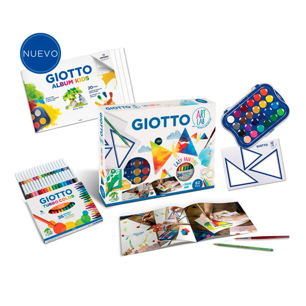 Giotto Art Lab - Kit Lápices y Acuarela Easy Painting