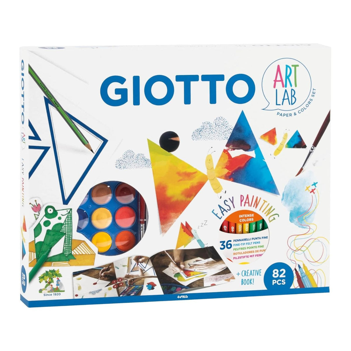 Giotto Art Lab - Kit Lápices y Acuarela Easy Painting