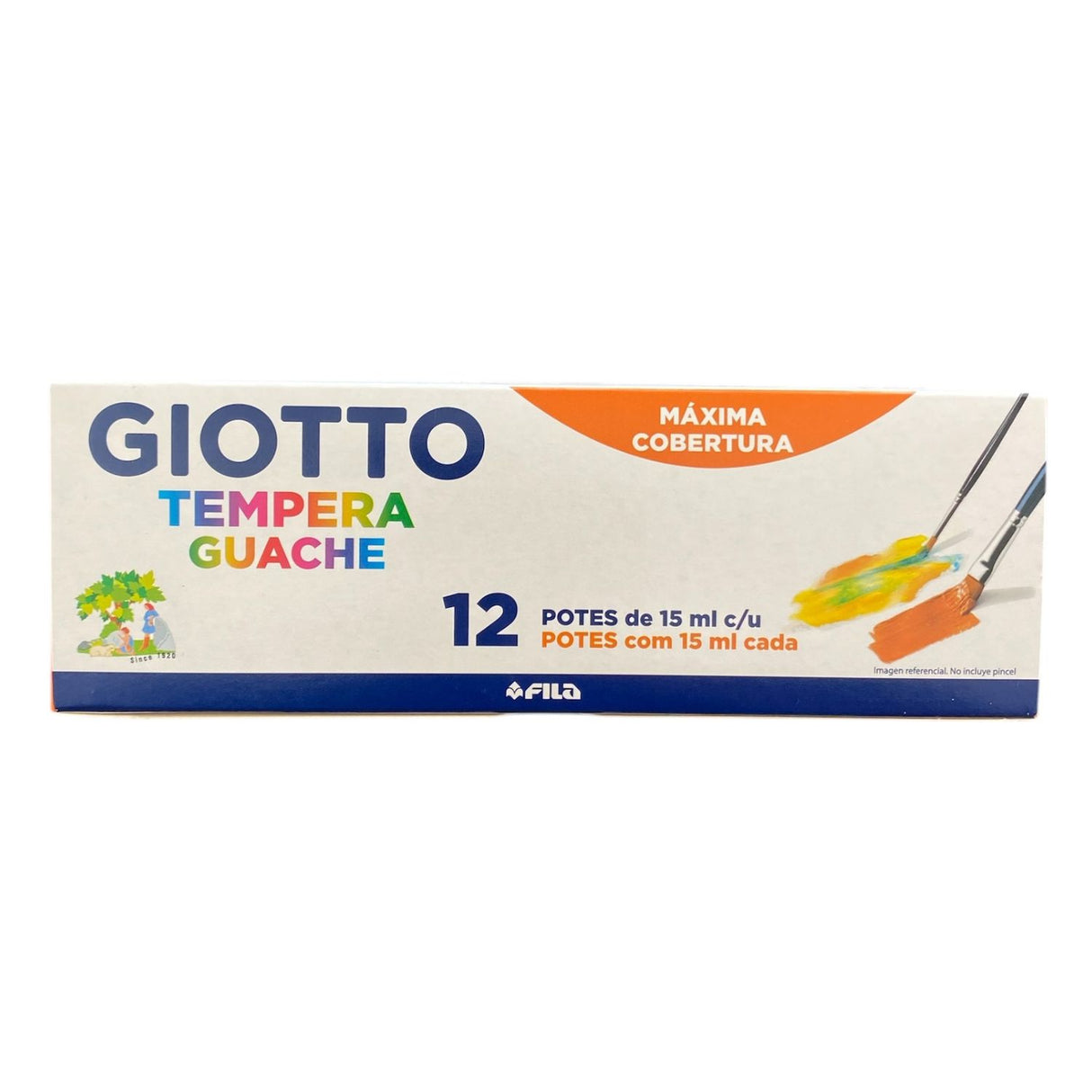Giotto - Set 12 Témperas Colores 15 ml