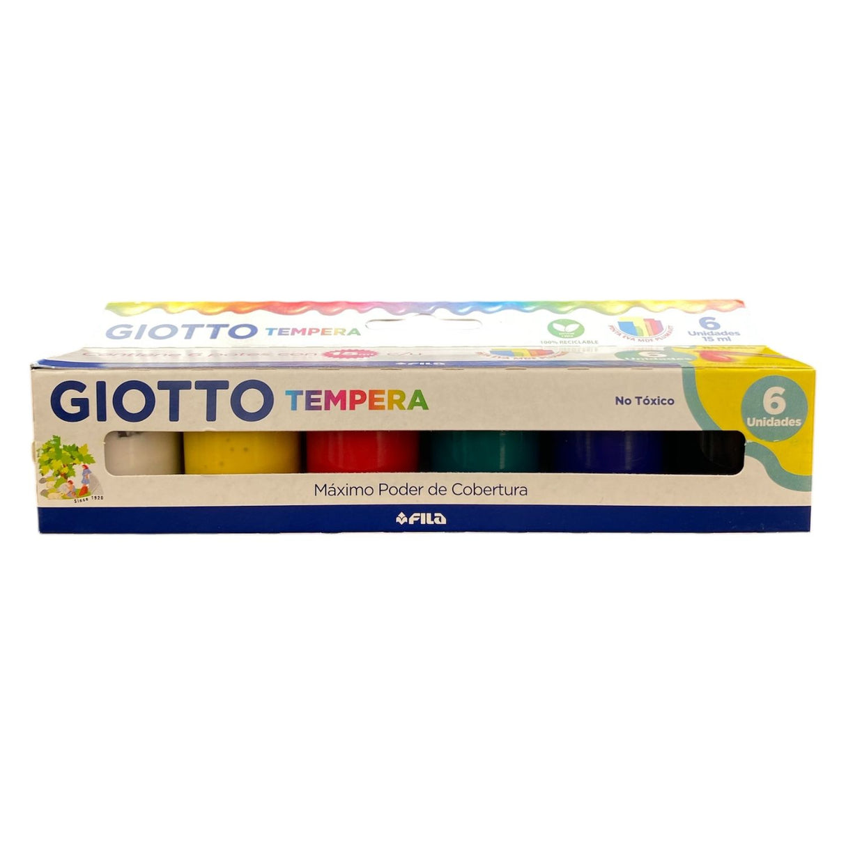 Giotto - Set 6 Témperas Colores 15 ml