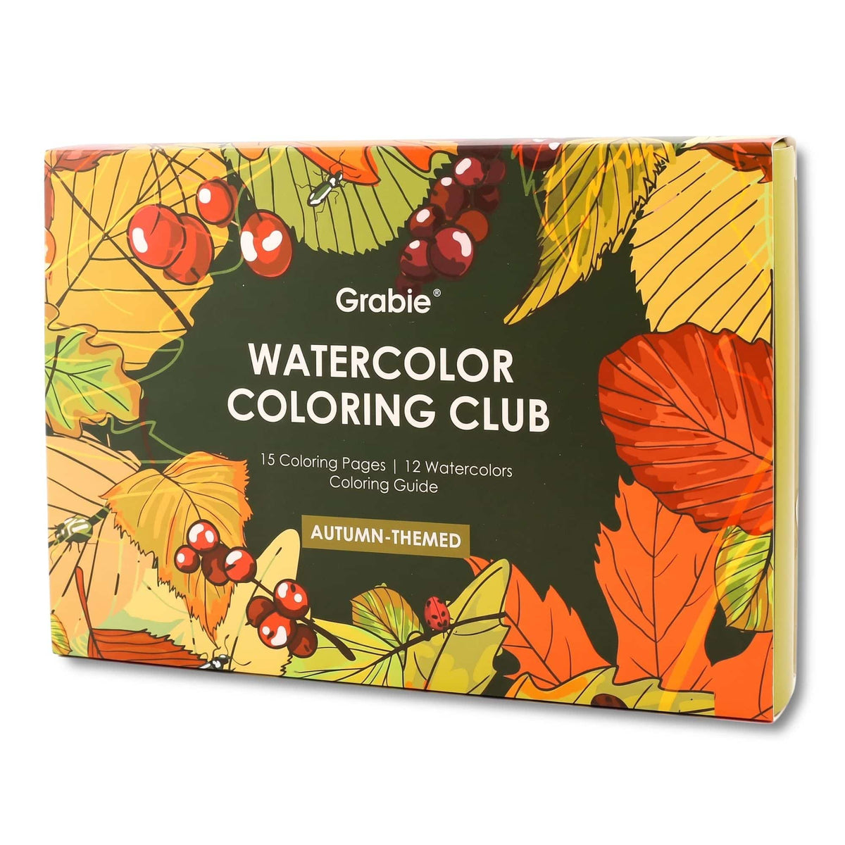 Grabie Coloring Club - Kit Acuarelas Autumn Libreta y Libro