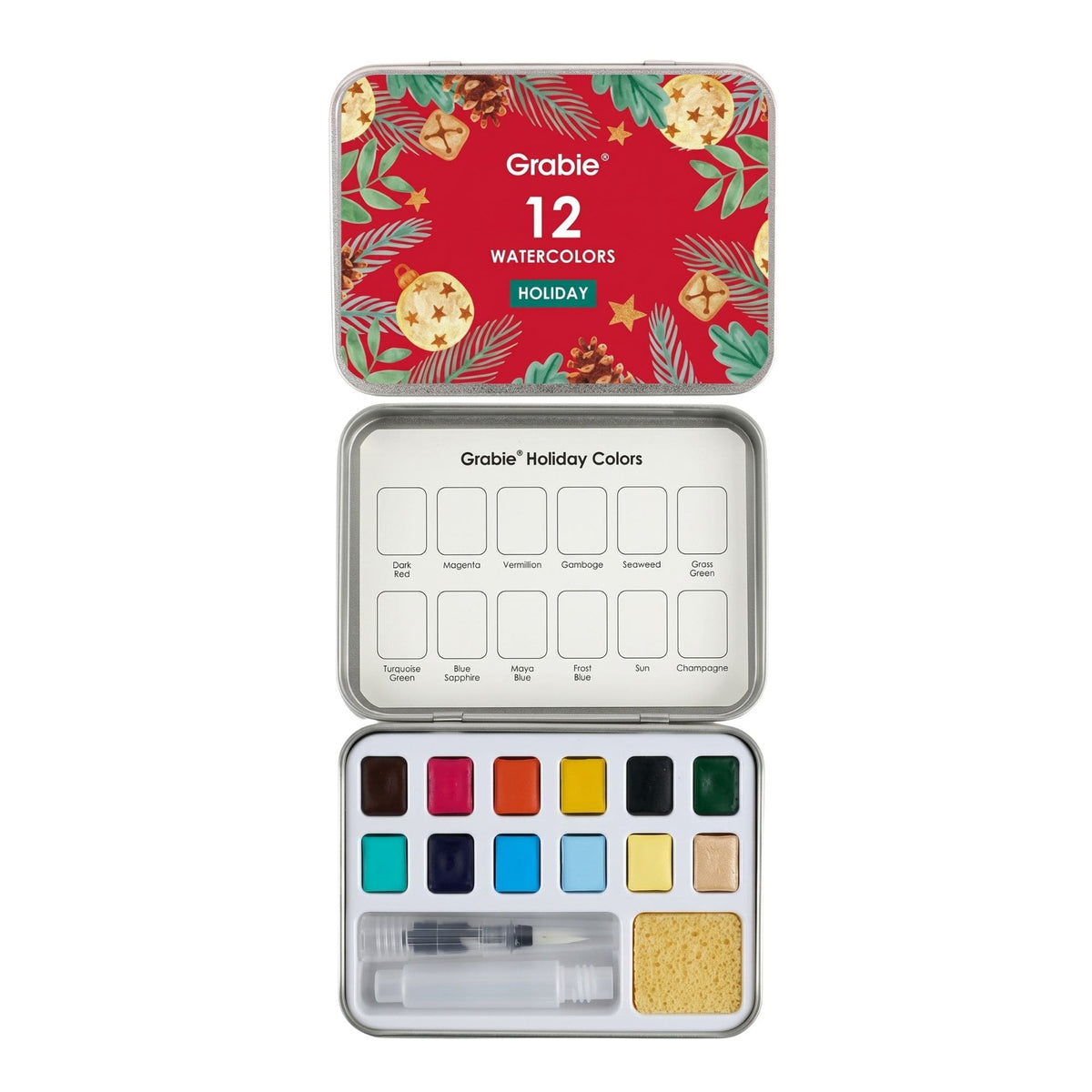 Grabie - Set 12 Acuarelas Navidad