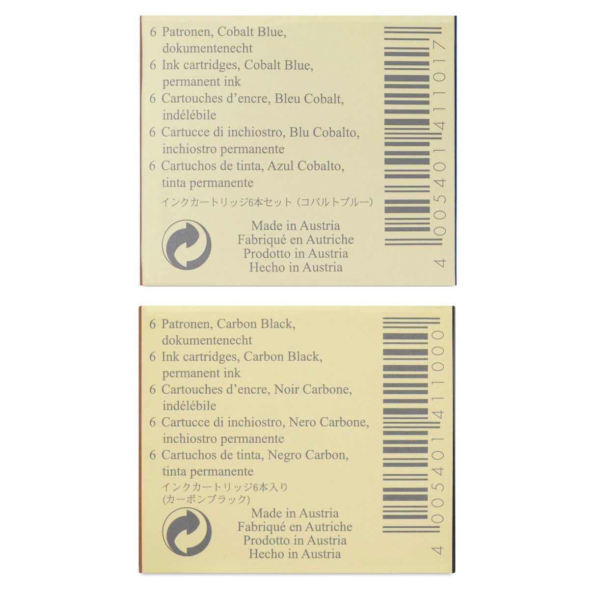 Graf Von Faber Castell - Pack 6 Recargas de Tinta