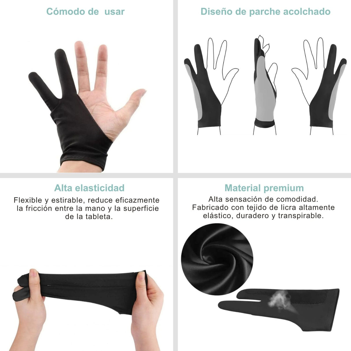 Guante para Dibujo Spandex