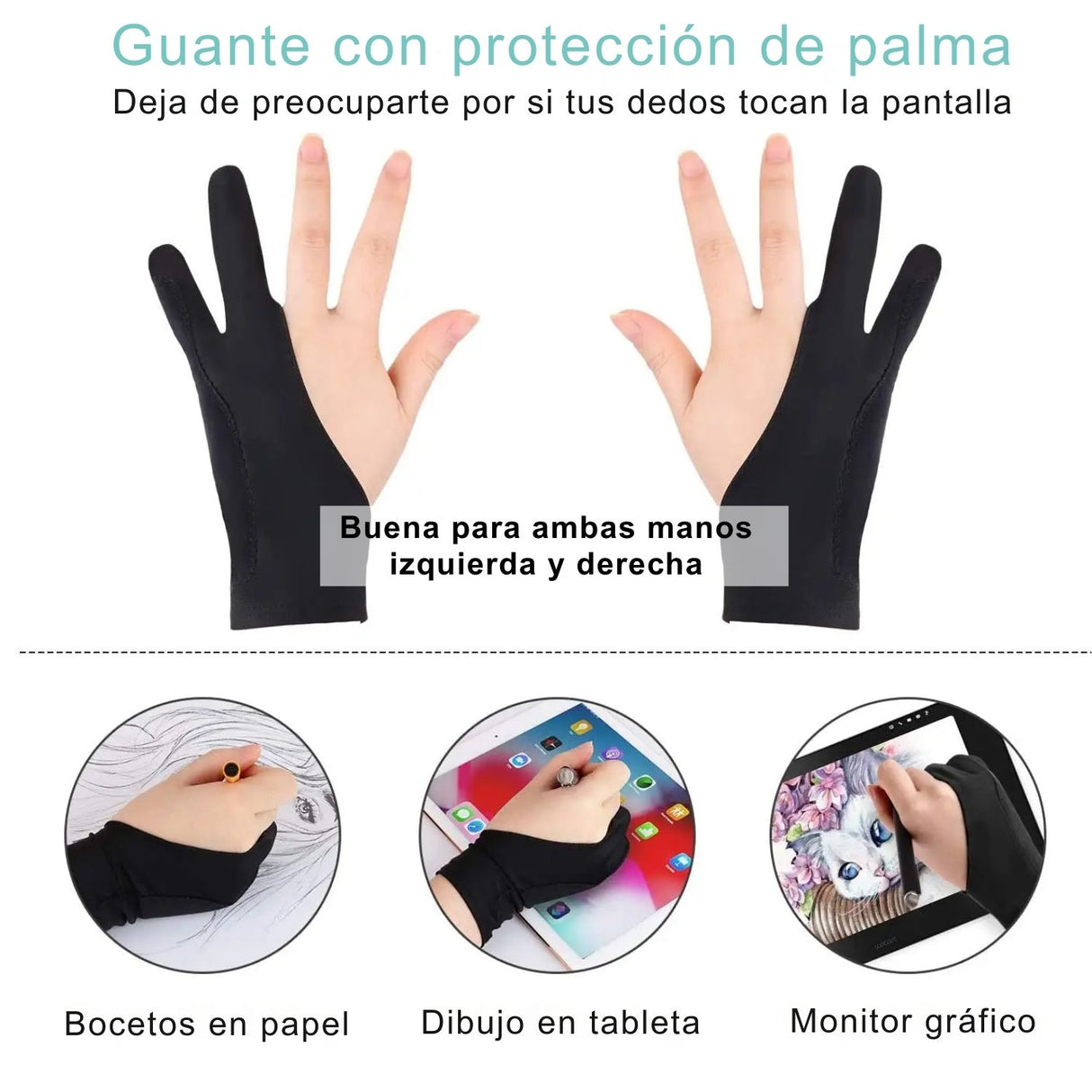 Guante para Dibujo Spandex