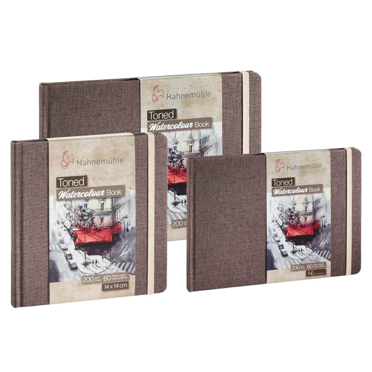 Hahnemühle Toned Watercolour Book - Sketchbook Papel Beige 30 Hojas 200 g/m2