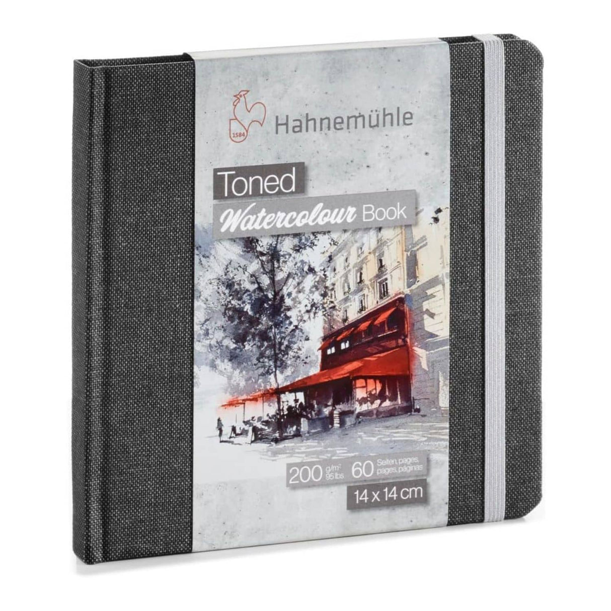 Hahnemühle Toned Watercolour Book - Sketchbook Papel Gris 30 Hojas 200 g/m2