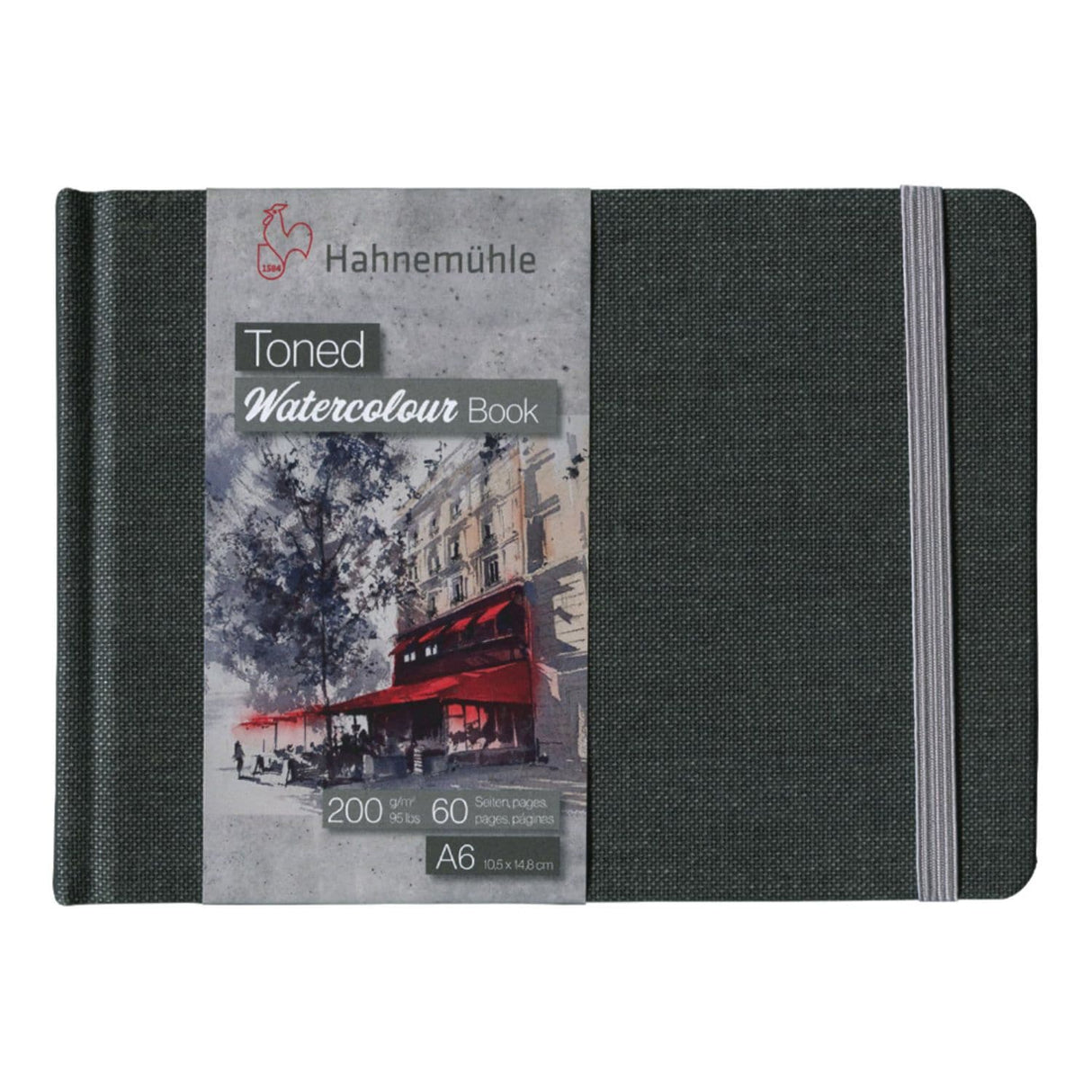 Hahnemühle Toned Watercolour Book - Sketchbook Papel Gris 30 Hojas 200 g/m2