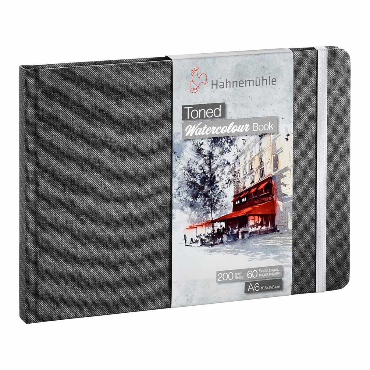 Hahnemühle Toned Watercolour Book - Sketchbook Papel Gris 30 Hojas 200 g/m2