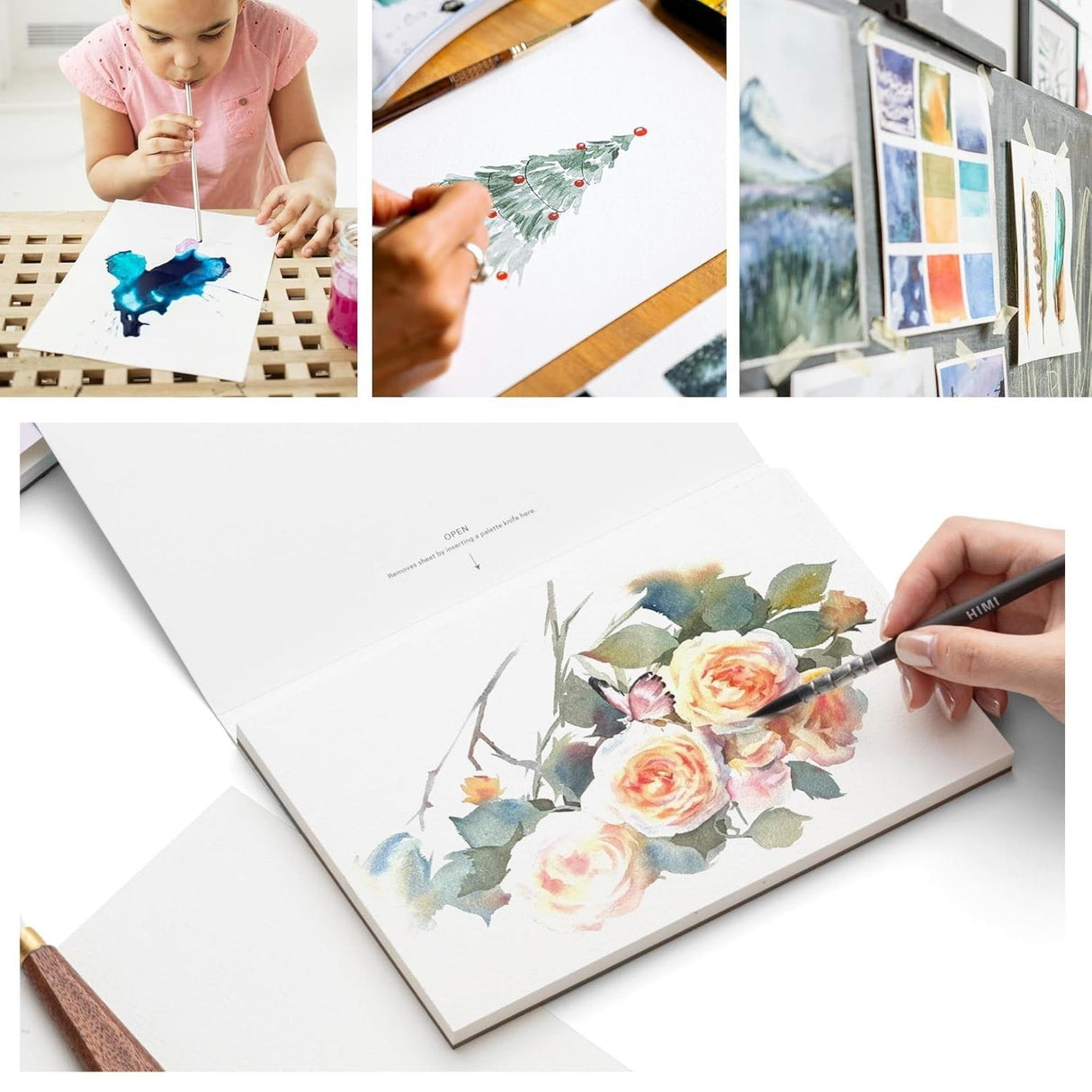 Himi - Block Mixed Media Pad 90 hojas 180 g/m2 22,9 x 30,5 cm