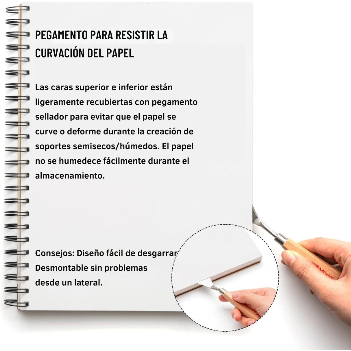 Himi - Croquera Mixed Media Pad 40 hojas 180 g/m2 22,9 x 30,5 cm