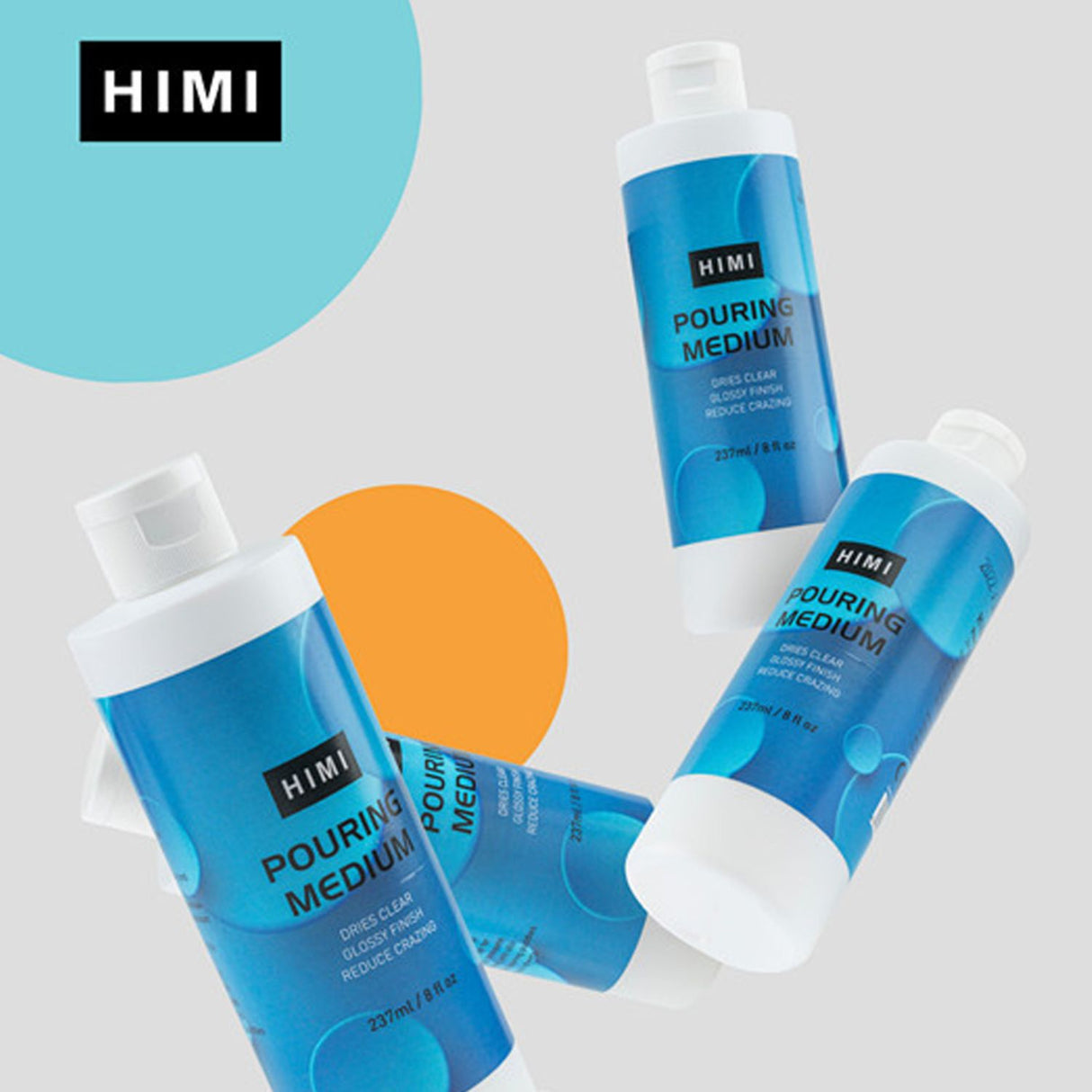 Himi - Pouring Medium para Pintura Acrílica 237 ml