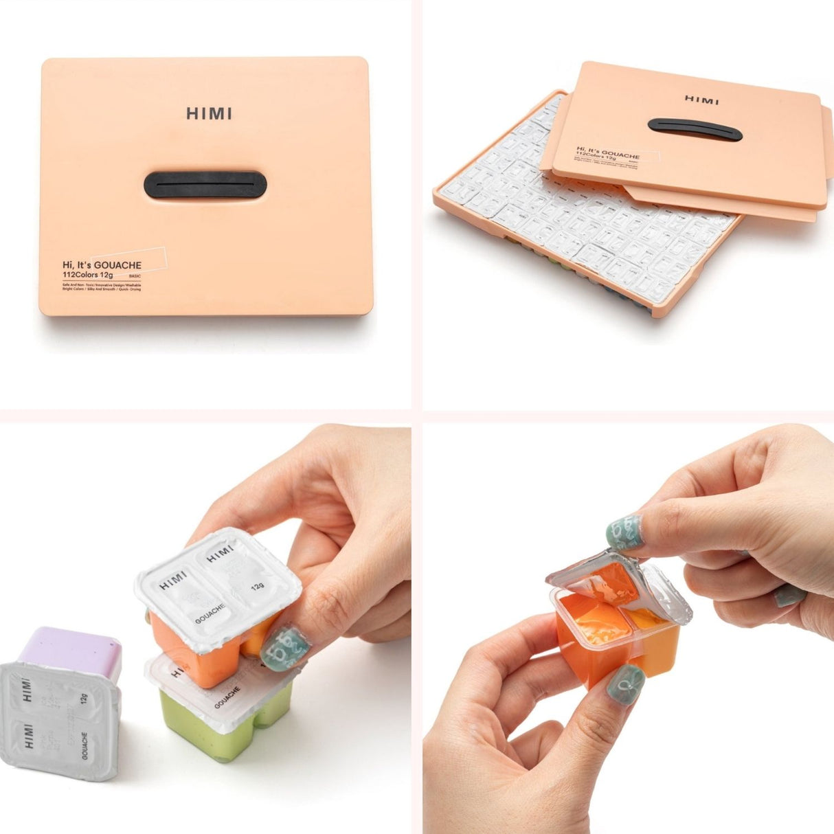 Himi - Set 112 Gouache Potes 12 g Peach Fuzz