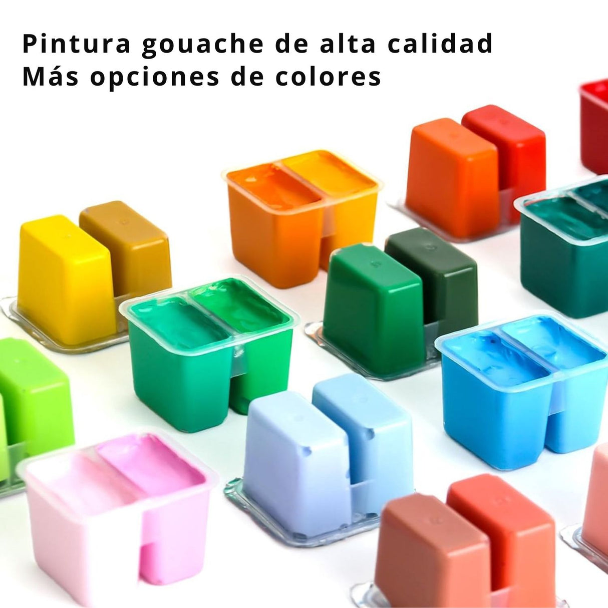 Himi - Set 112 Gouache Potes 12 g White