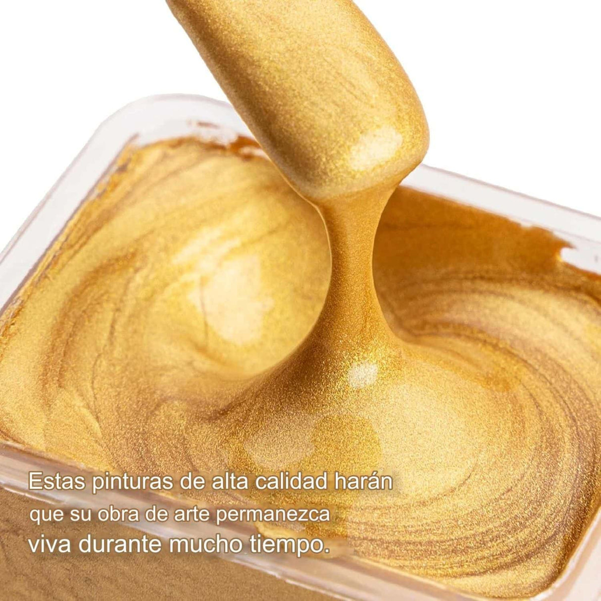 Himi - Set 18 Gouache Potes 30 g Estuche Amarillo Colores Metálicos