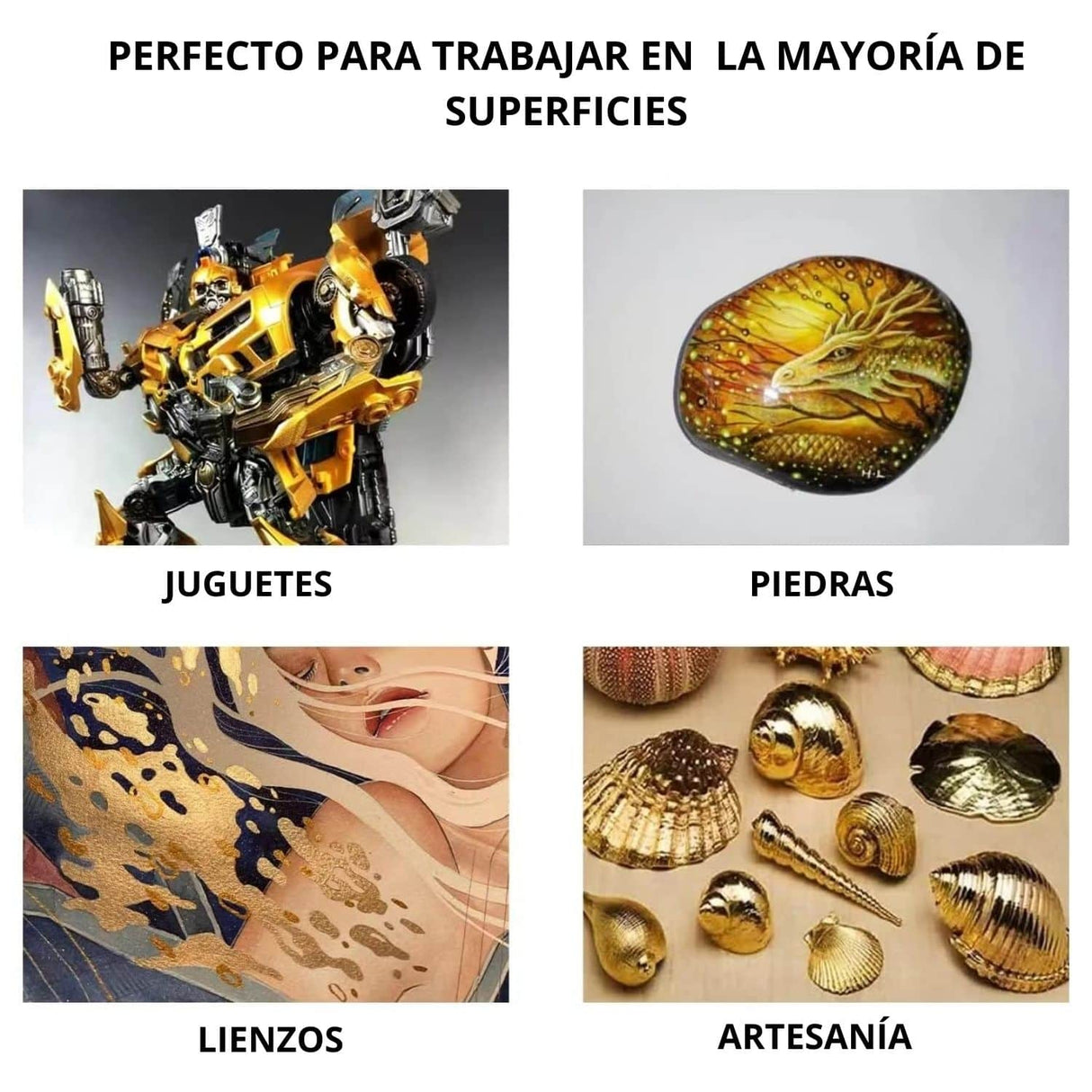 Himi - Set 18 Gouache Potes 30 g Estuche Amarillo Colores Metálicos