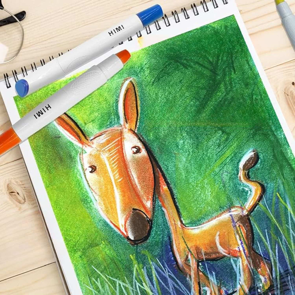 Himi - Set 24 Crayones Silky Crayon