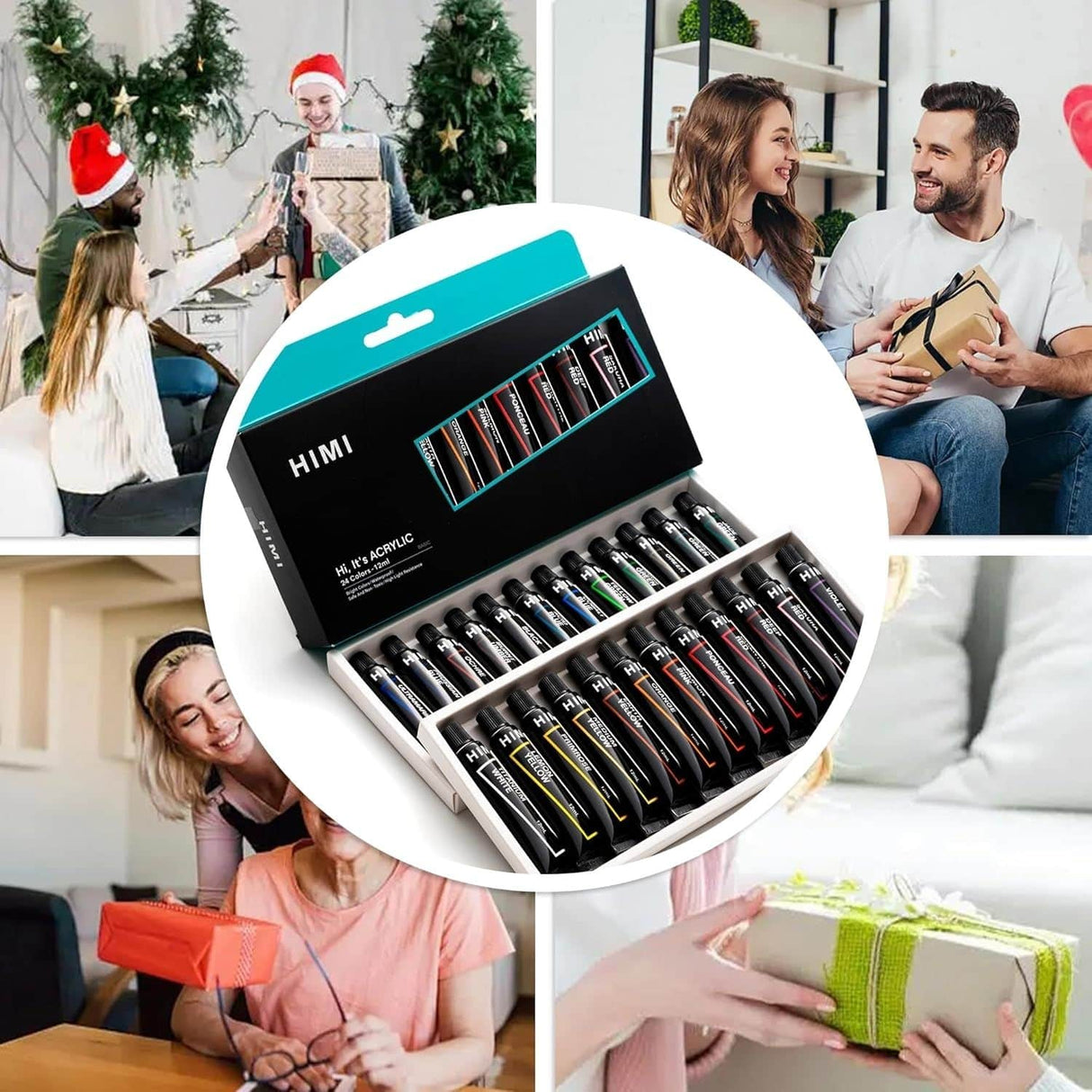 Himi - Set 24 Pinturas Acrílicas 12 ml