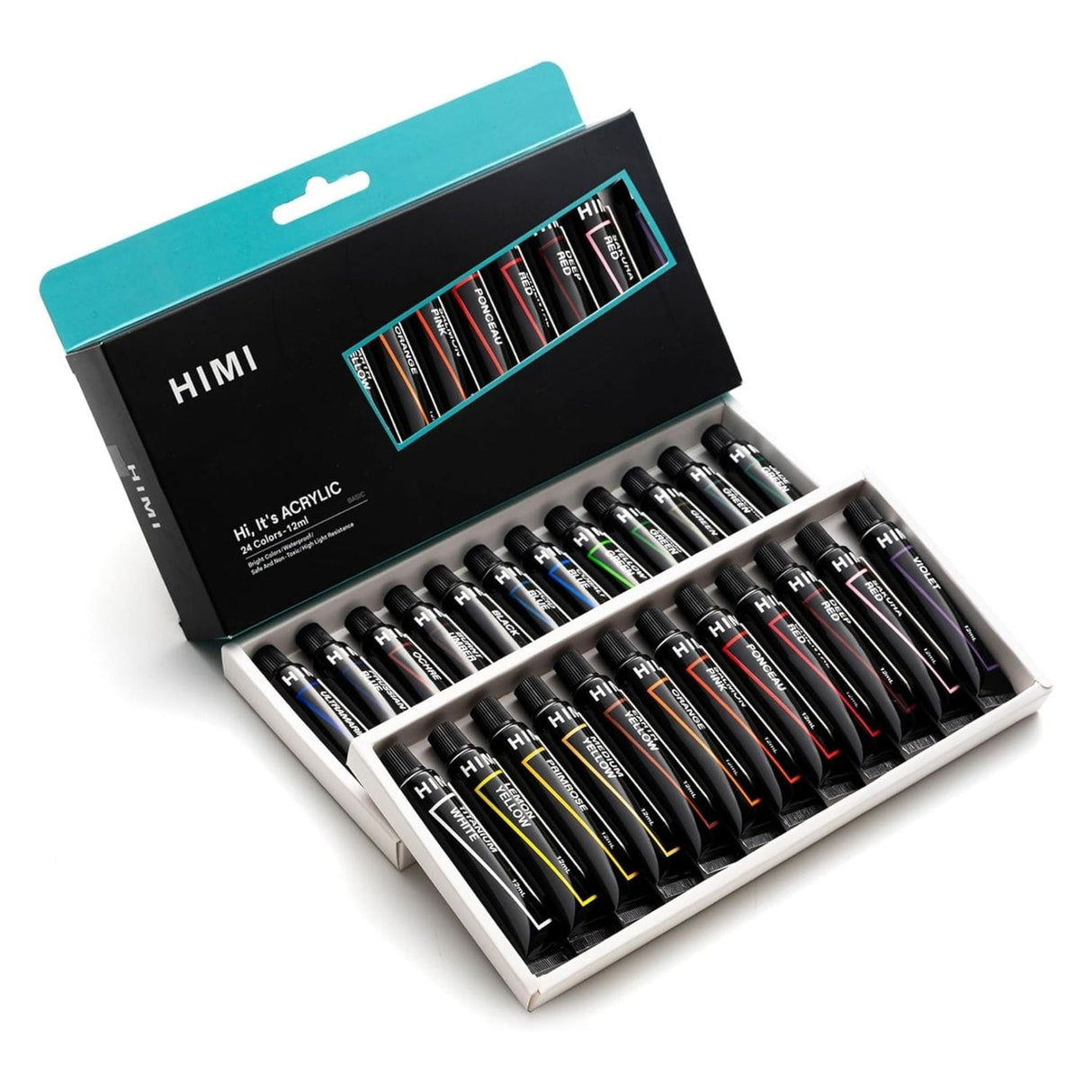 Himi - Set 24 Pinturas Acrílicas 12 ml