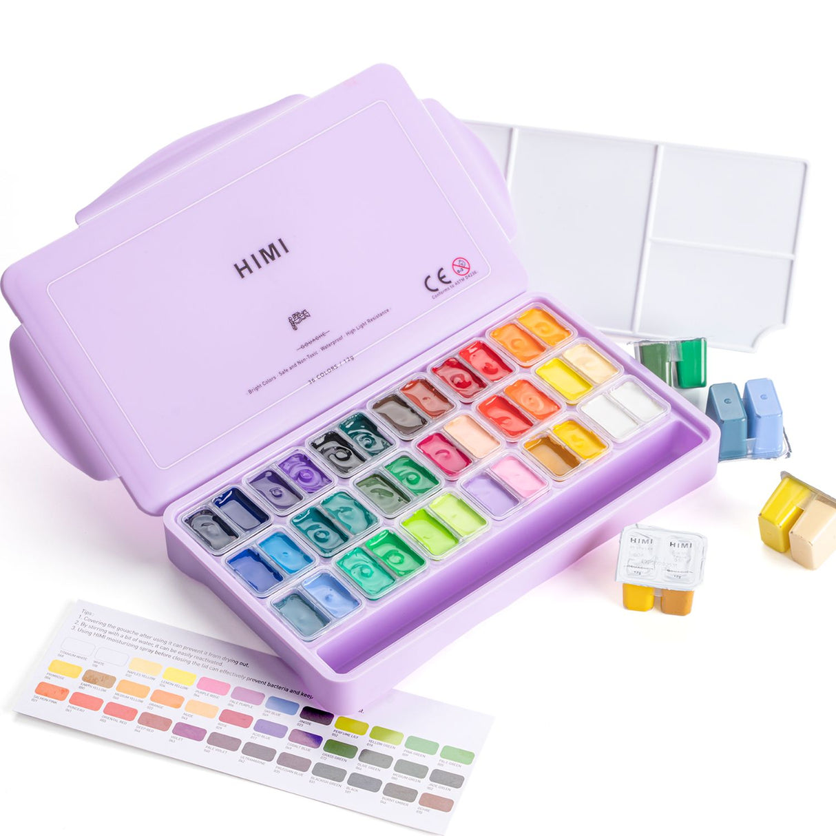 Himi - Set 36 Gouache Potes 12 g
