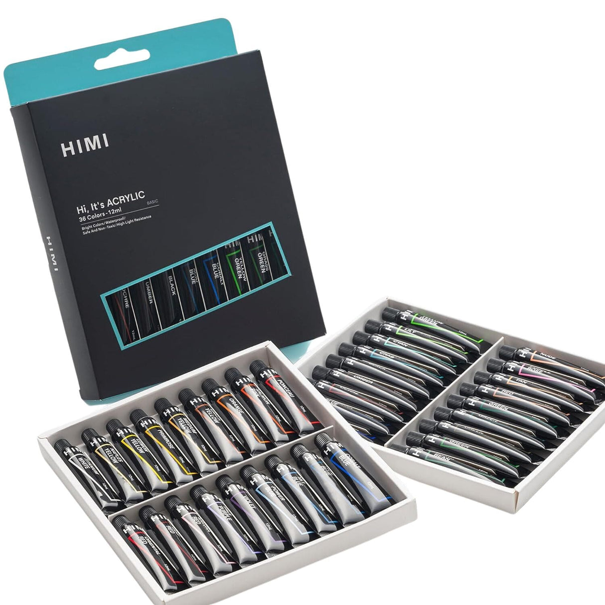 Himi - Set 36 Pinturas Acrílicas 12 ml