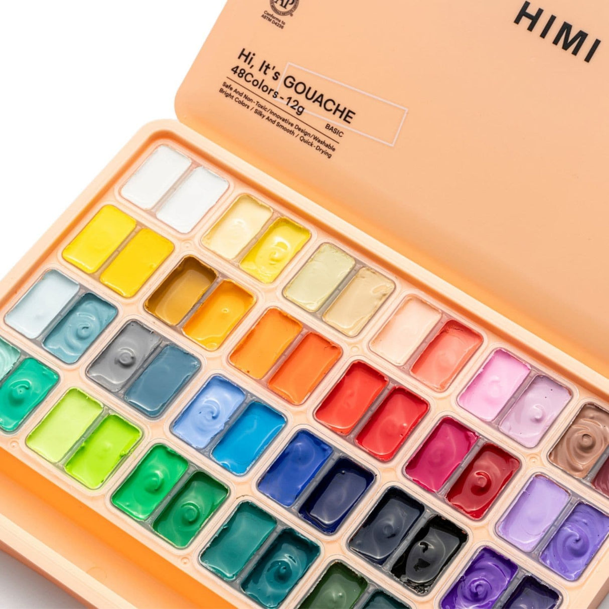 Himi - Set 48 Gouache Potes 12 g Peach Fuzz