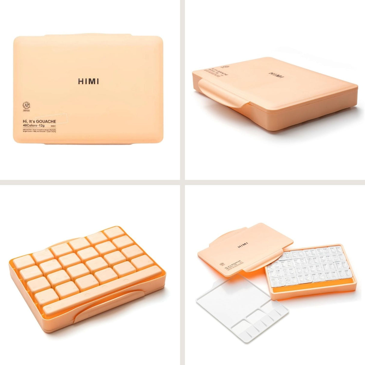 Himi - Set 48 Gouache Potes 12 g Peach Fuzz