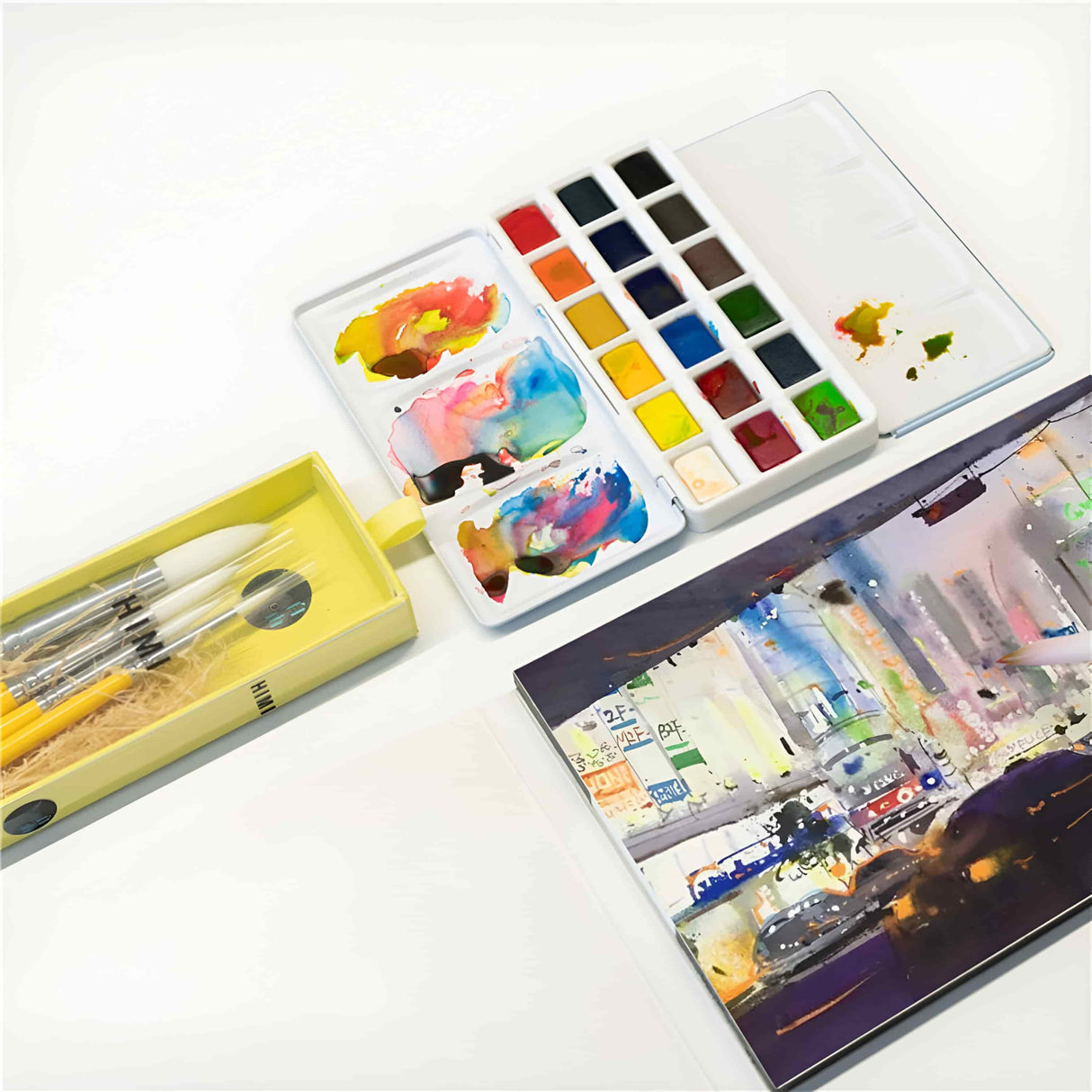 Himi - Set 5 Pinceles Little Bird Yellow