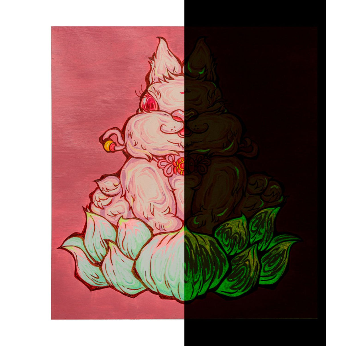 Himi - Set 6 Pinturas Acrílicas Brilla en la Oscuridad 60 ml