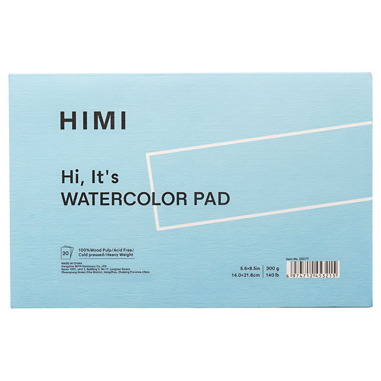 Himi Watercolor Pad - Block Acuarela 14 x 21,6 cm 300 gm2