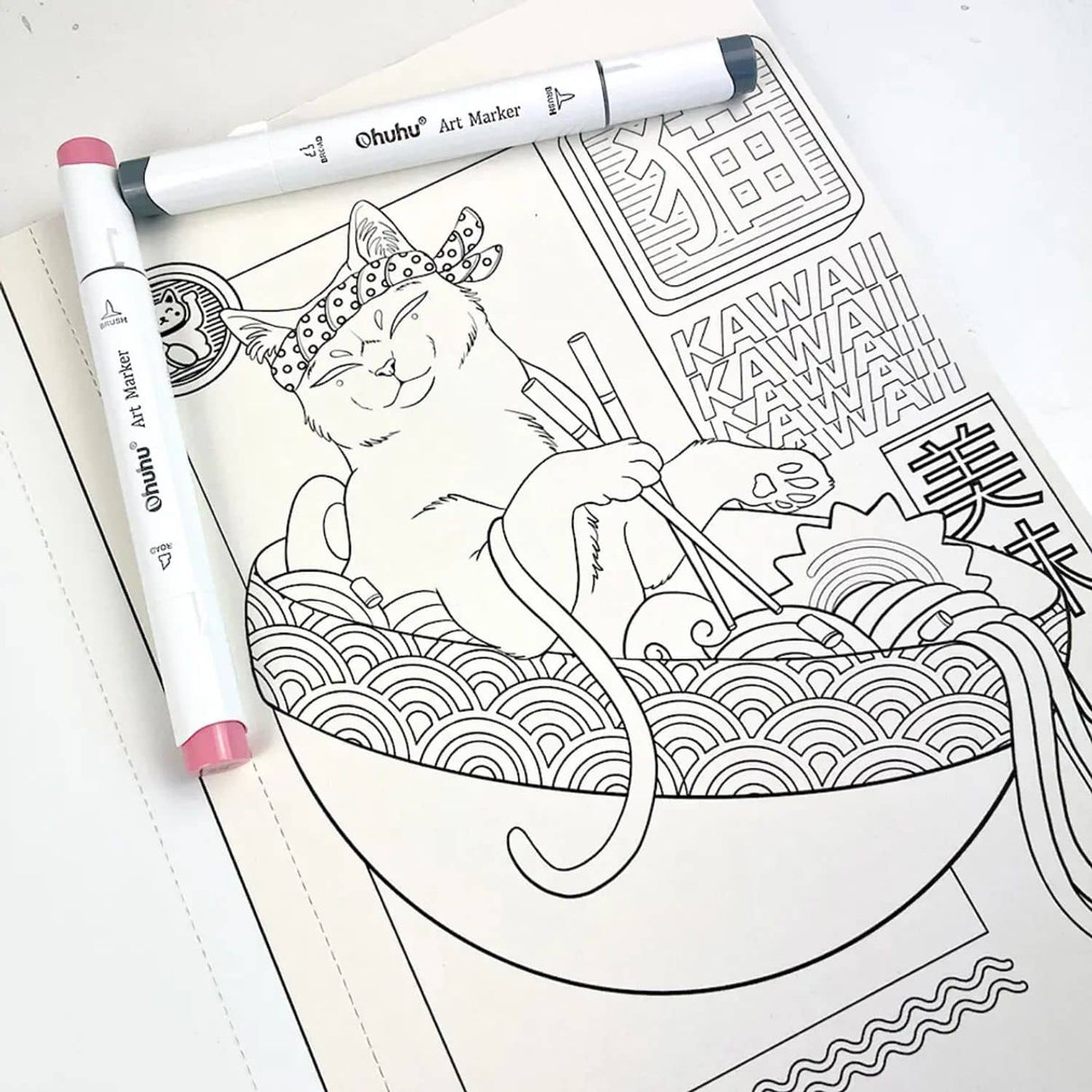 Kawaii Coloring Book - Polillatattoo