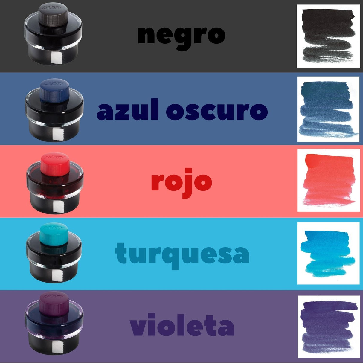 Lamy - Botella de Tinta T52 50 ml para Plumas