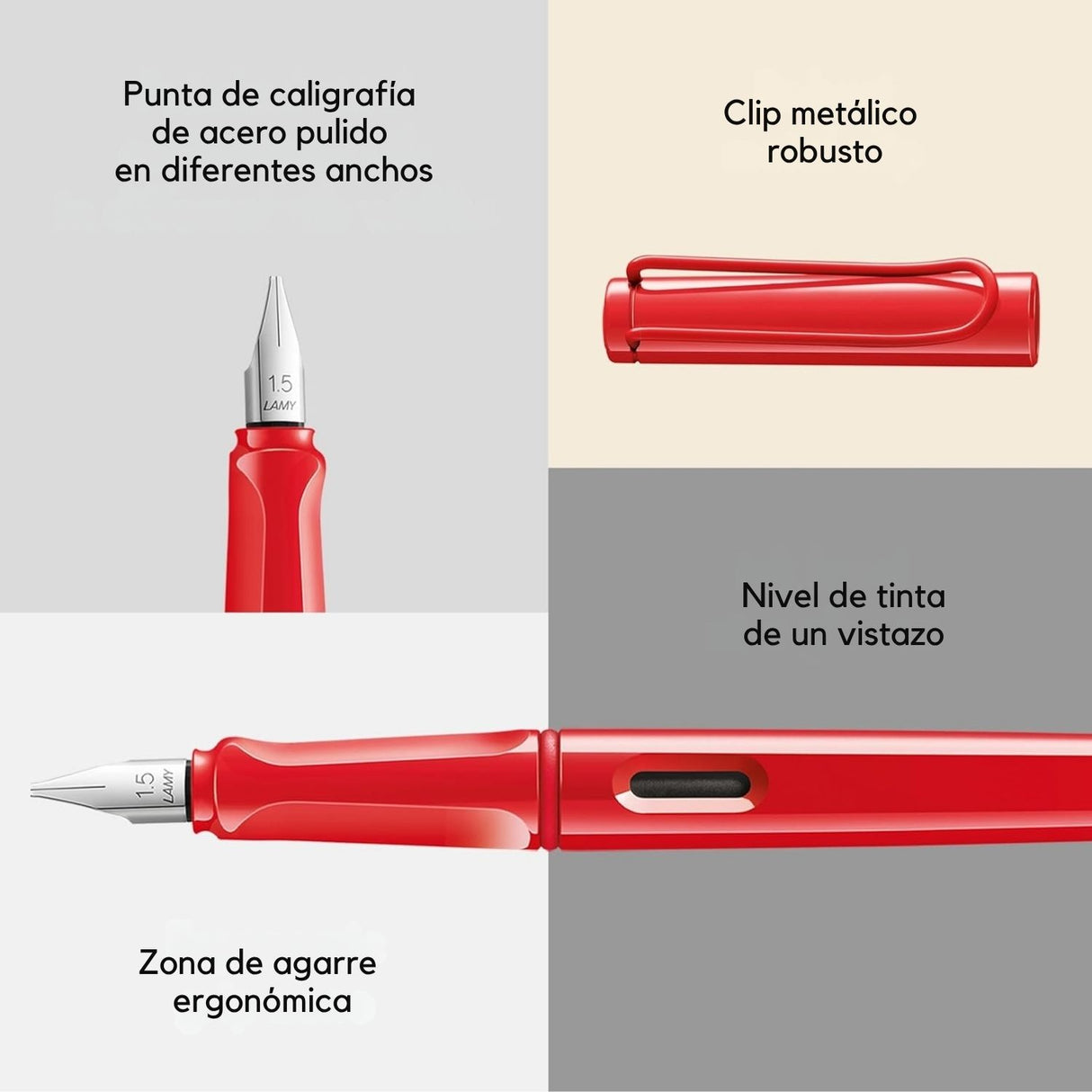 Lamy Joy - Pluma Caligráfica 015-Strawberry
