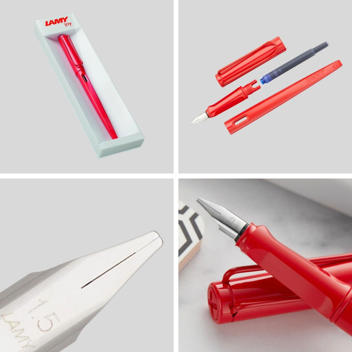 Lamy Joy - Pluma Caligráfica 015-Strawberry