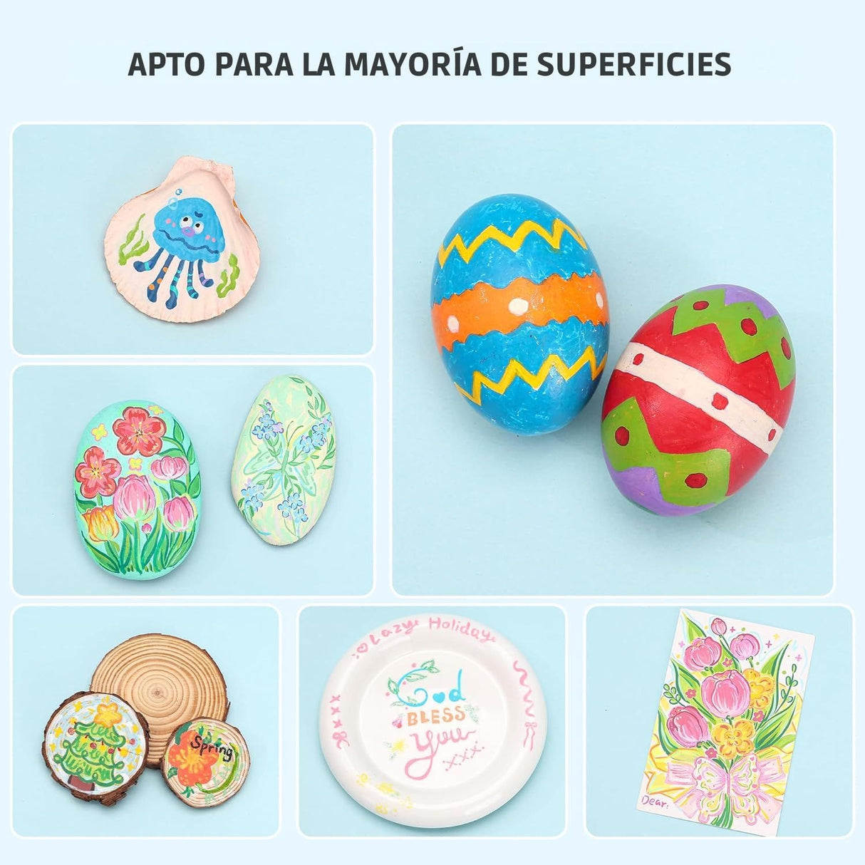 Languo - Set 24 Marcadores Acrílicos Punta Pincel