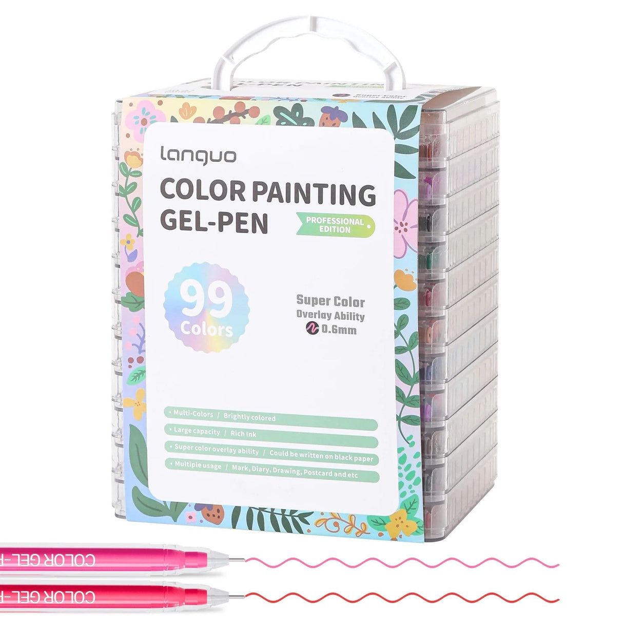 Languo - Set 99 Lápices Gel Color Painting