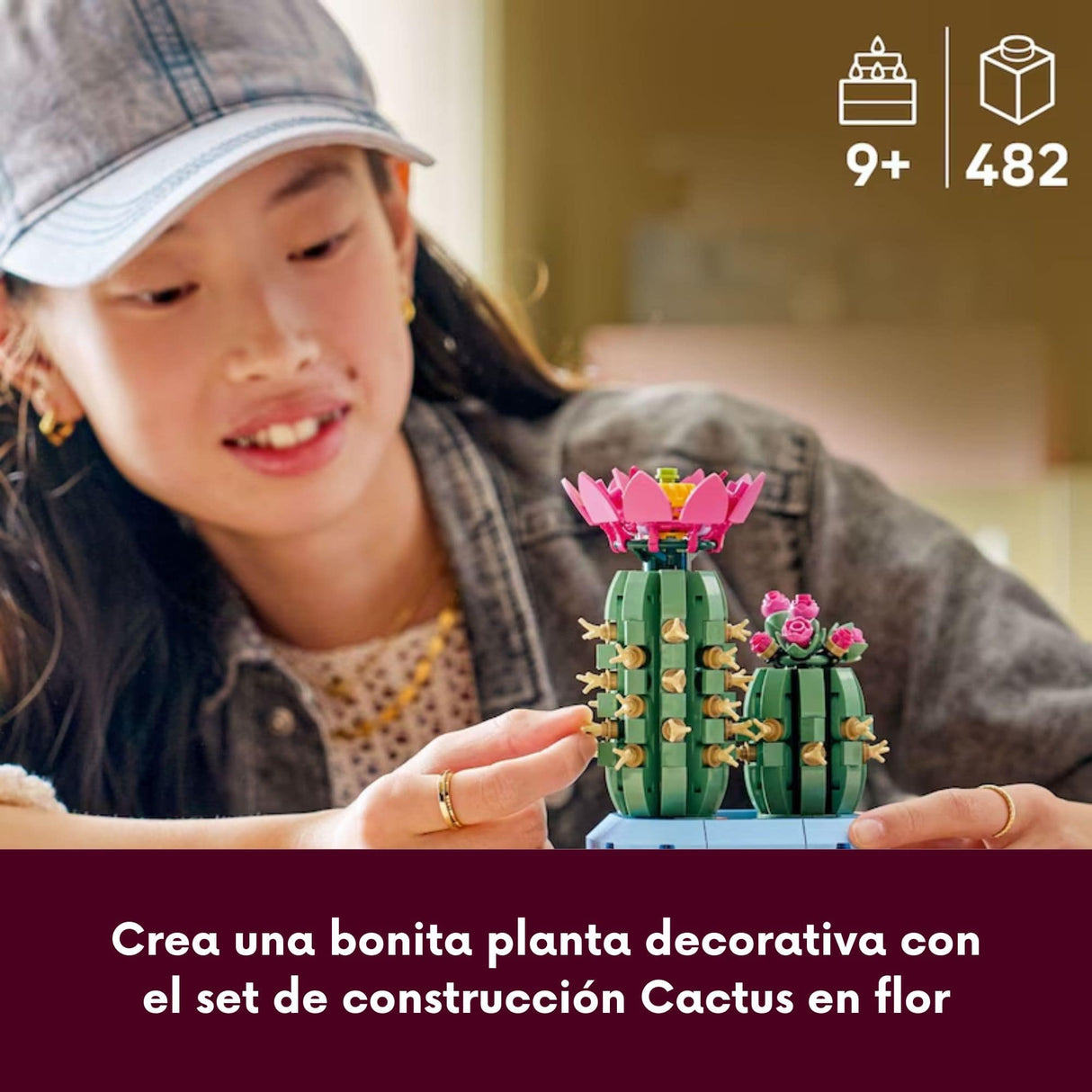 Lego Botanicals - Juego de Bloques Cactus en Flor