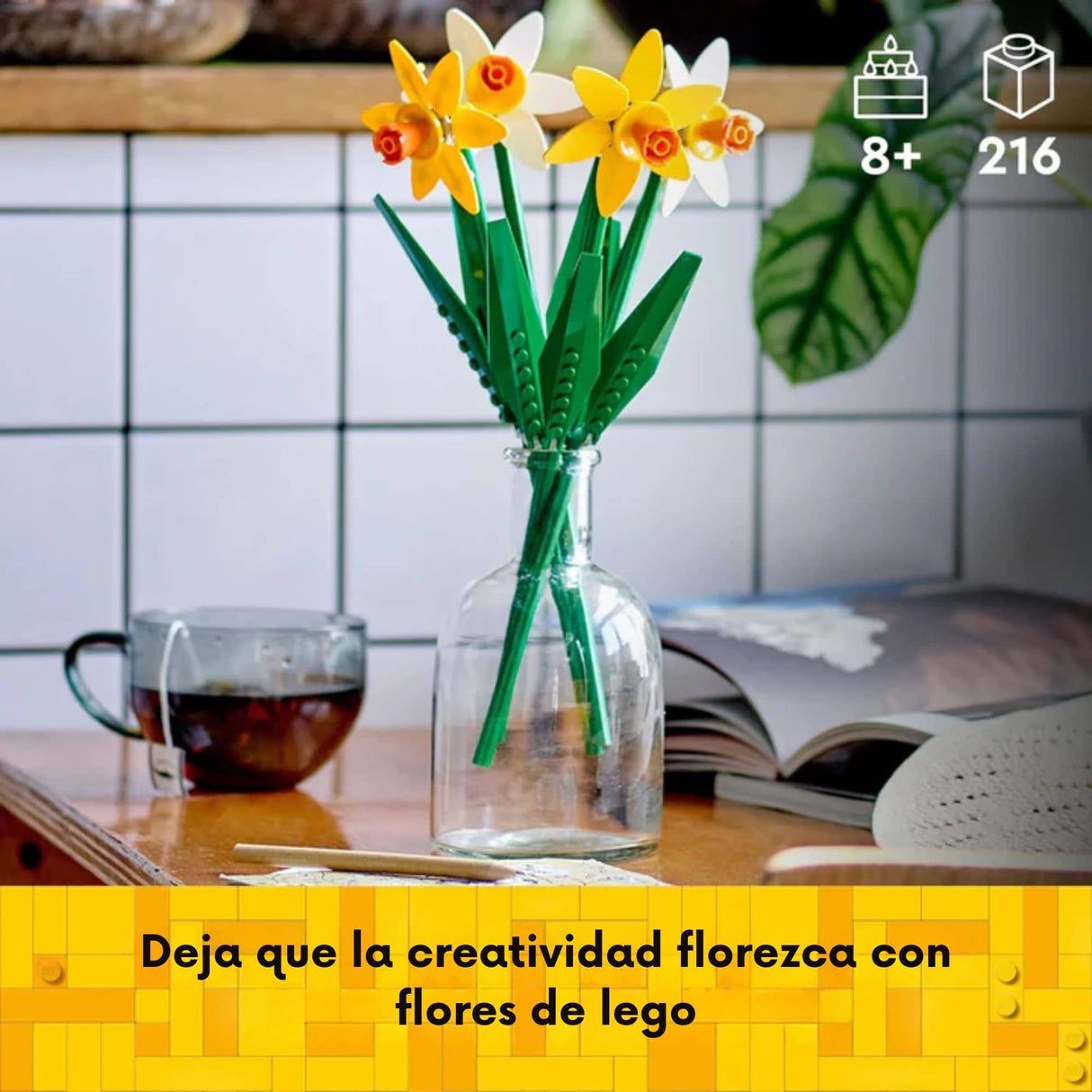 Lego Botanicals - Juego de Bloques Narcisos