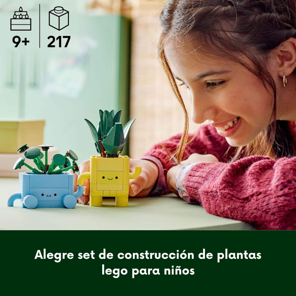 Lego Botanicals - Juego de Bloques Plantas Felices